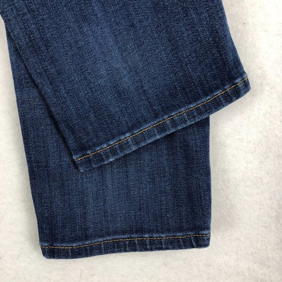 Hudson Women's Size 29 Colette Mid Rise Skinny Crue Blue Distressed Denim Jeans - Picture 3 of 13